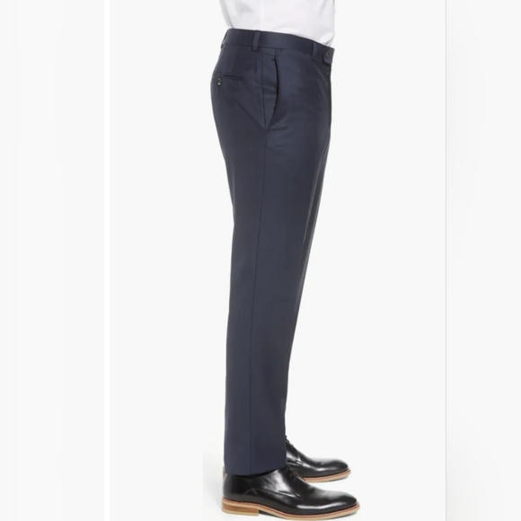 Ted Baker London Men's Jefferson Flat Front Wool Dress Pants, Sz 33 - Picture 5 of 16